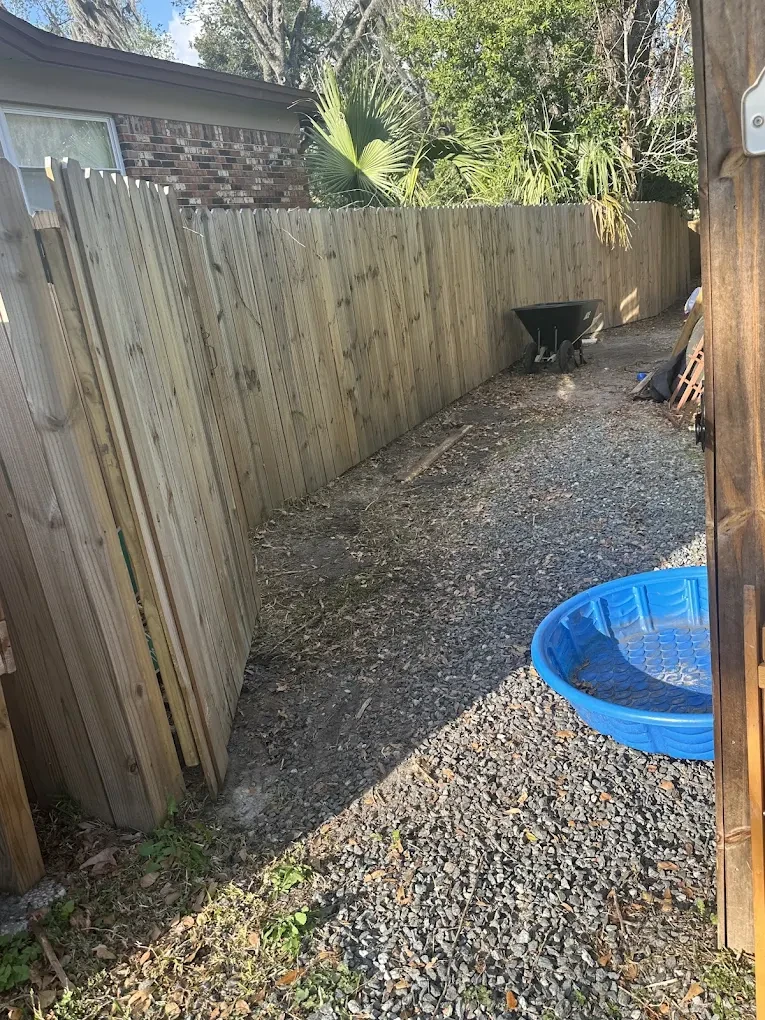 After photo: Yard Debris Cleanup in Jacksonville